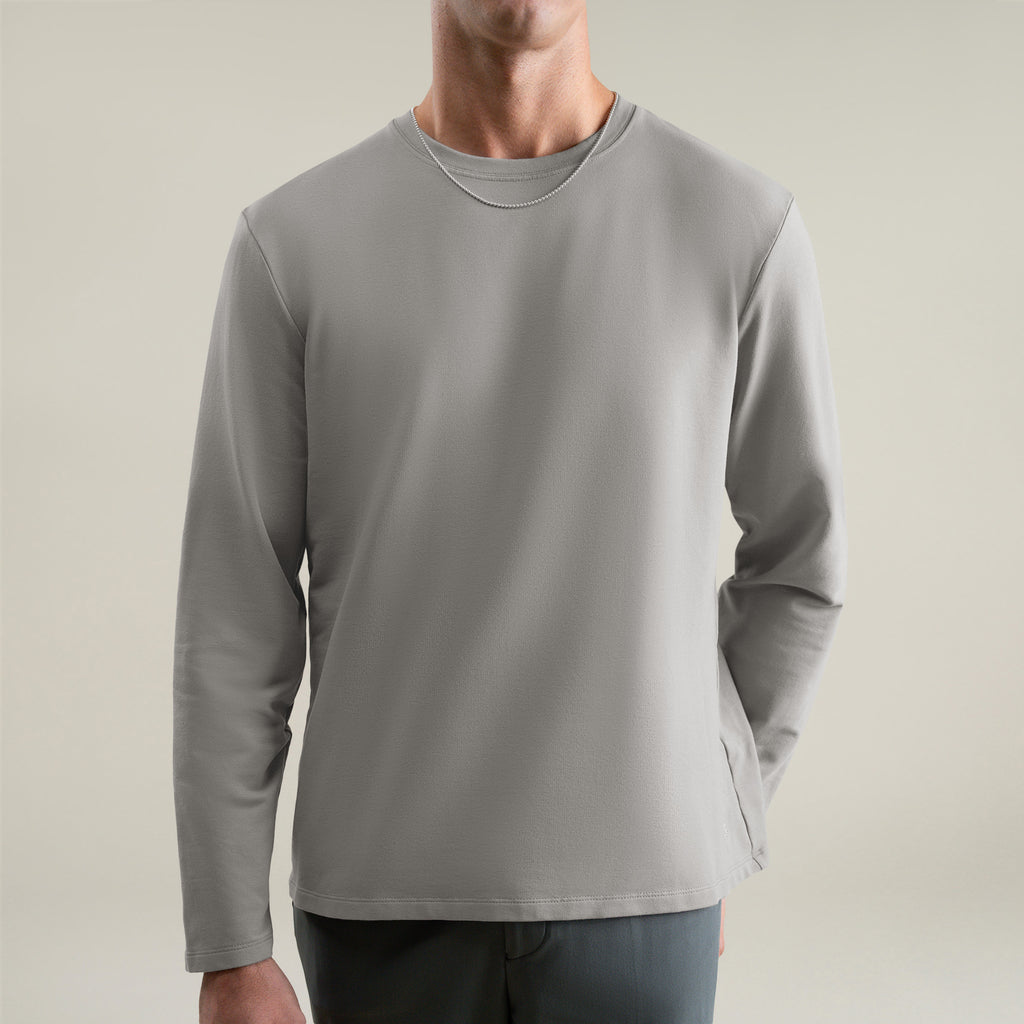 Tags:(Large | 6'1" - 165) Custom t-shirt tee model Jessey in Frost Gray