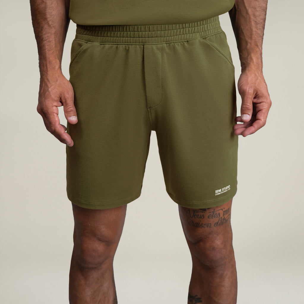 Commissioned Cumulus Shorts model Tyler in Montecito