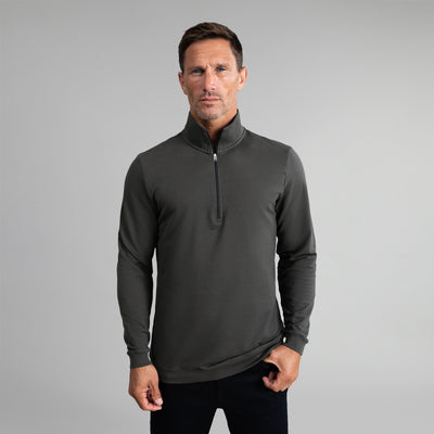 Cumulus Quarter Zip - Smoke