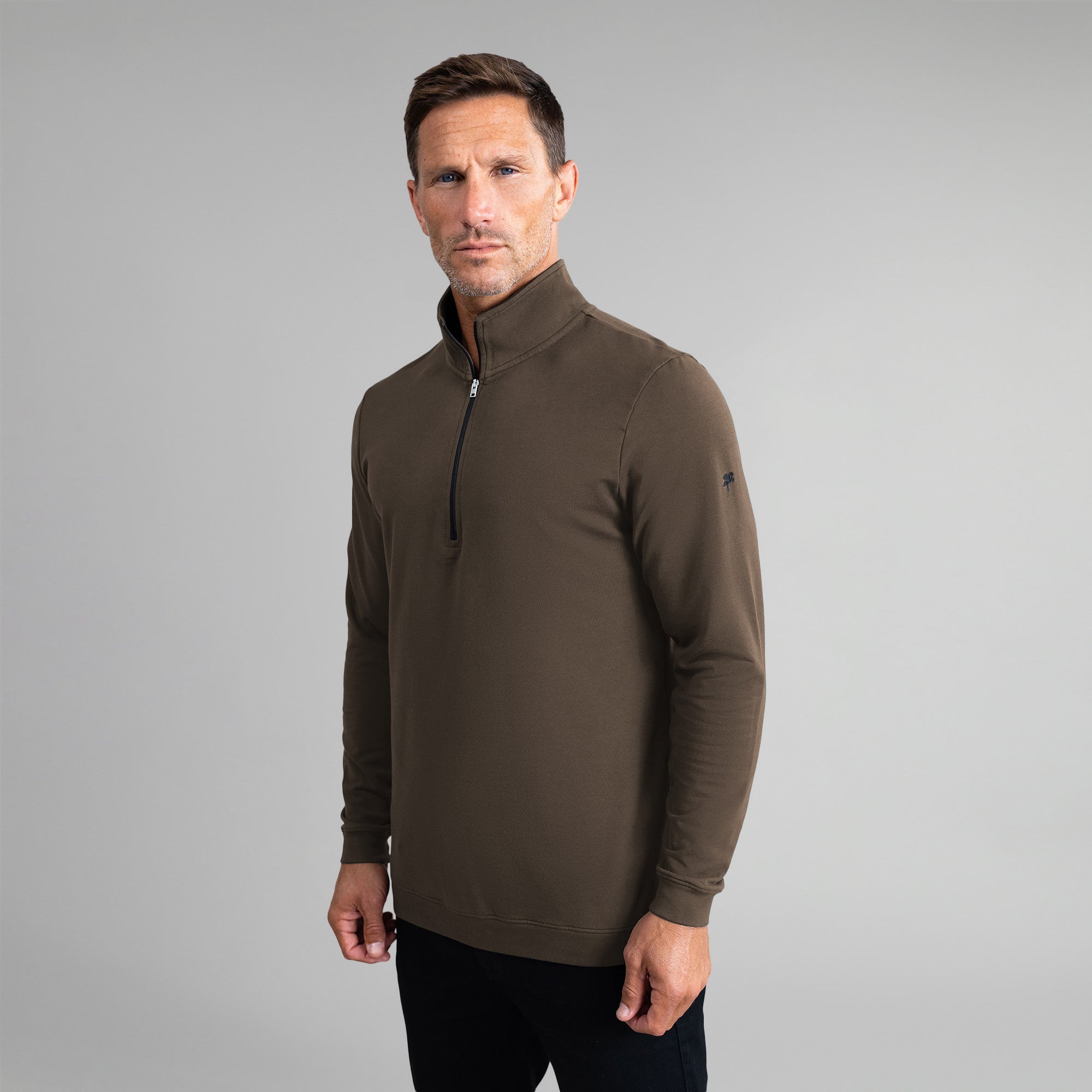 Tags:(6'0" - 180 lbs|Large) custom t-shirt tee model Tyler in Umber