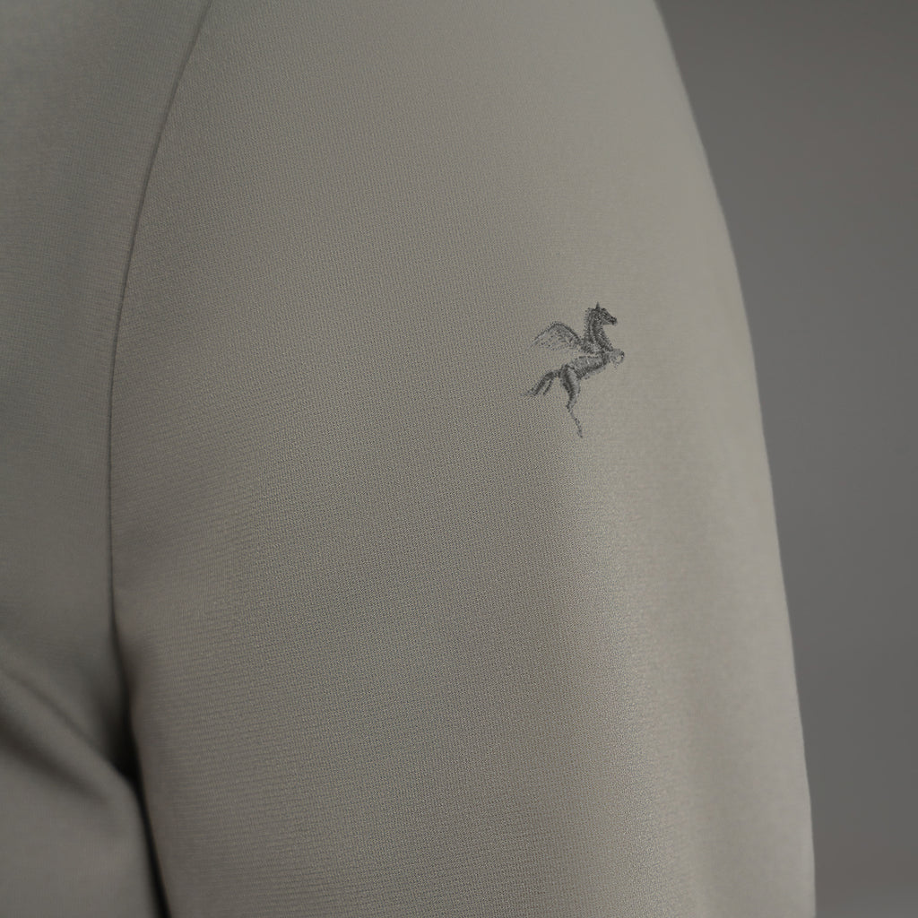 men's custom zip up jacket model Tyler in Olive