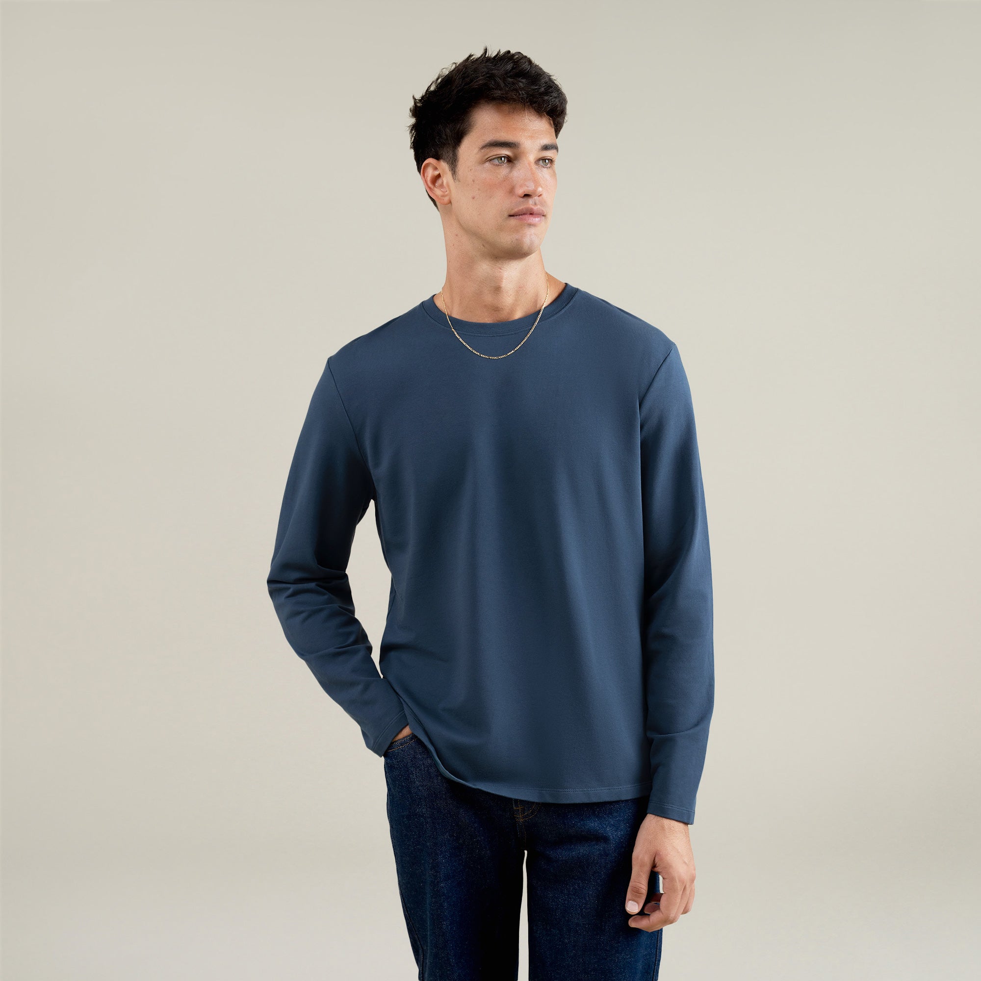 Tags:(Large | 6'1" - 165) Custom t-shirt tee model Jessey in Deep Sea