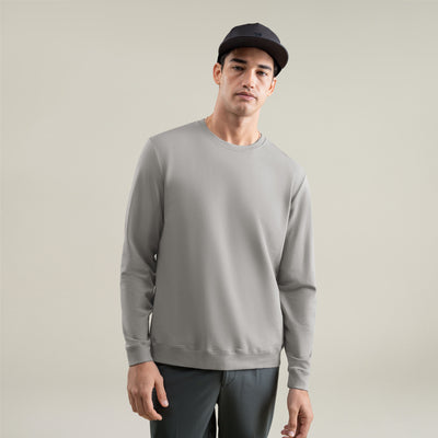 Cumulus Crew Pullover - Frost Gray