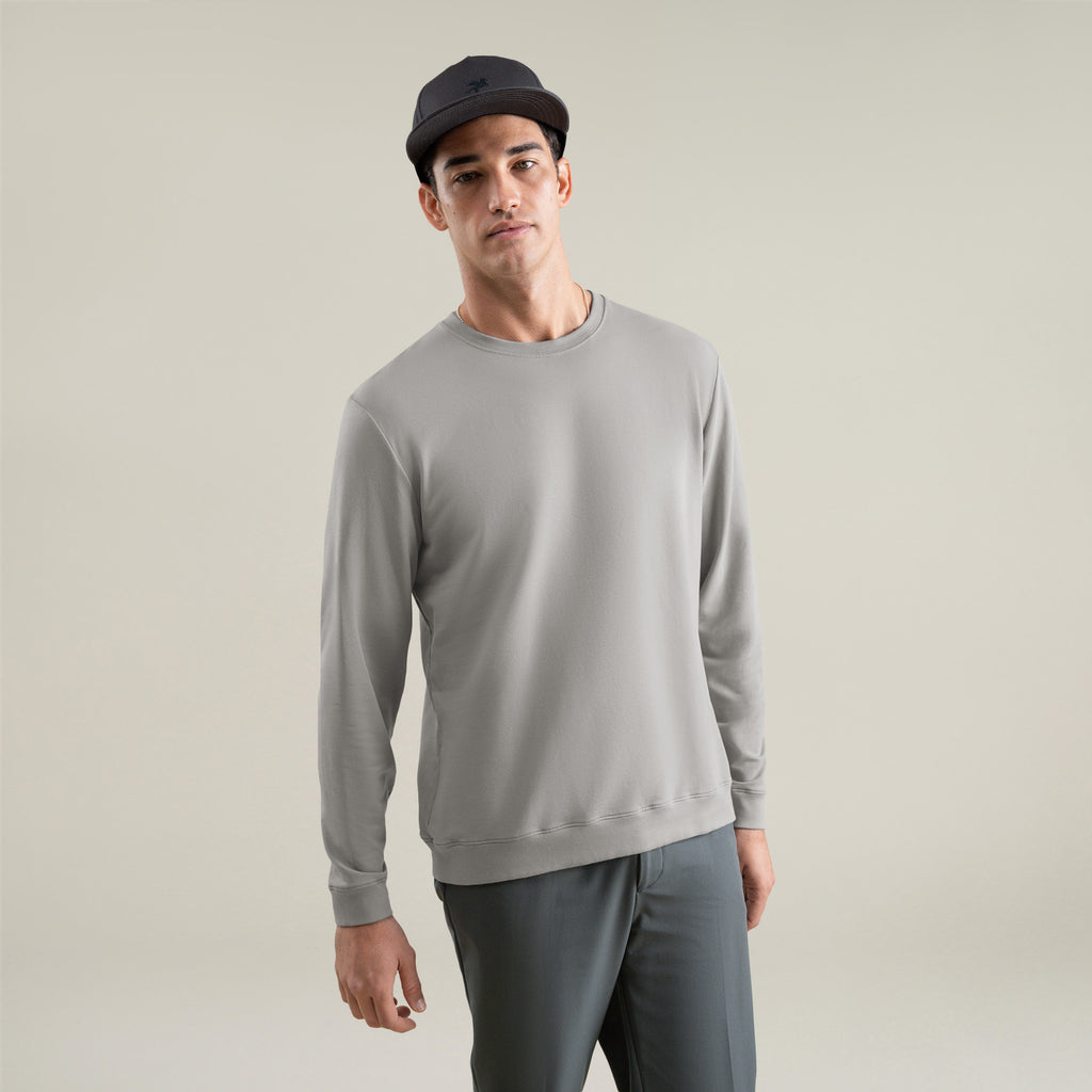 Tags:(6'1" - 165 lbs|Large) Custom t-shirt tee model Jessey in Frost Gray