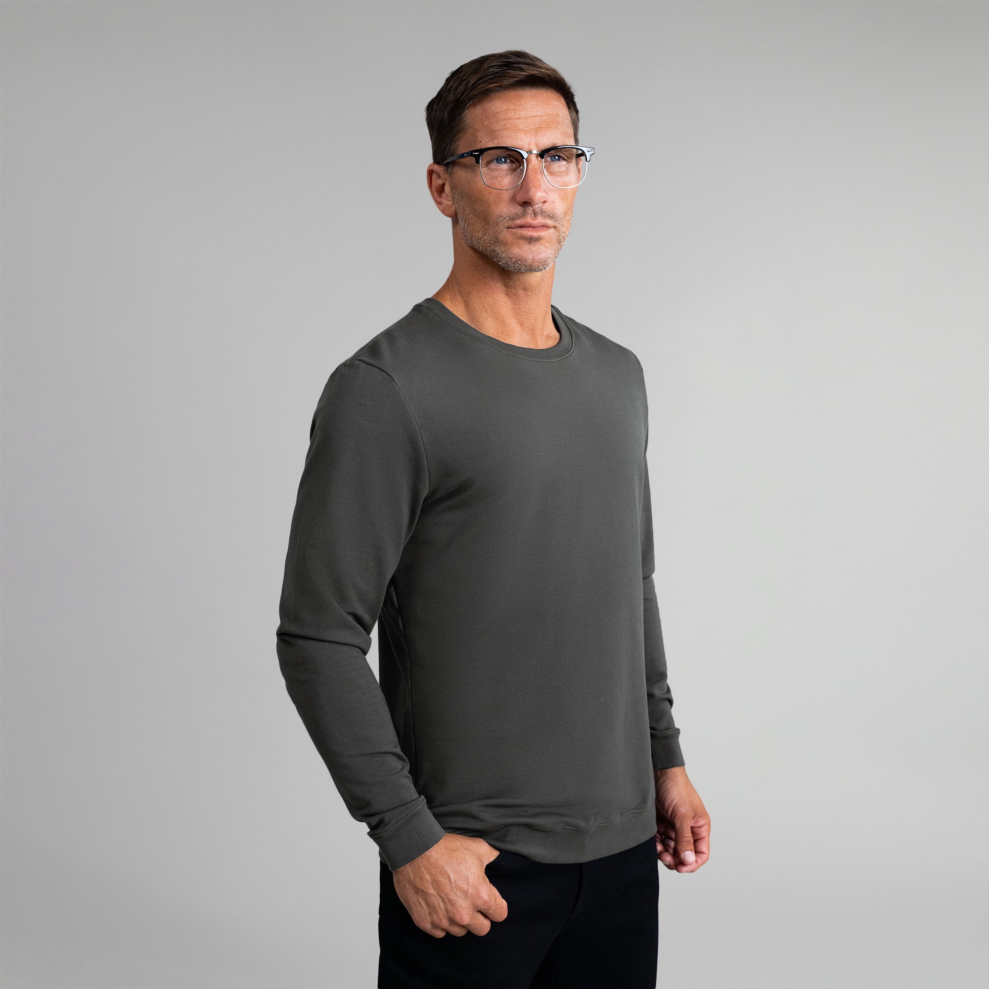 Tags:(6'0" - 180 lbs|Large) custom pullover model Tyler in Smoke