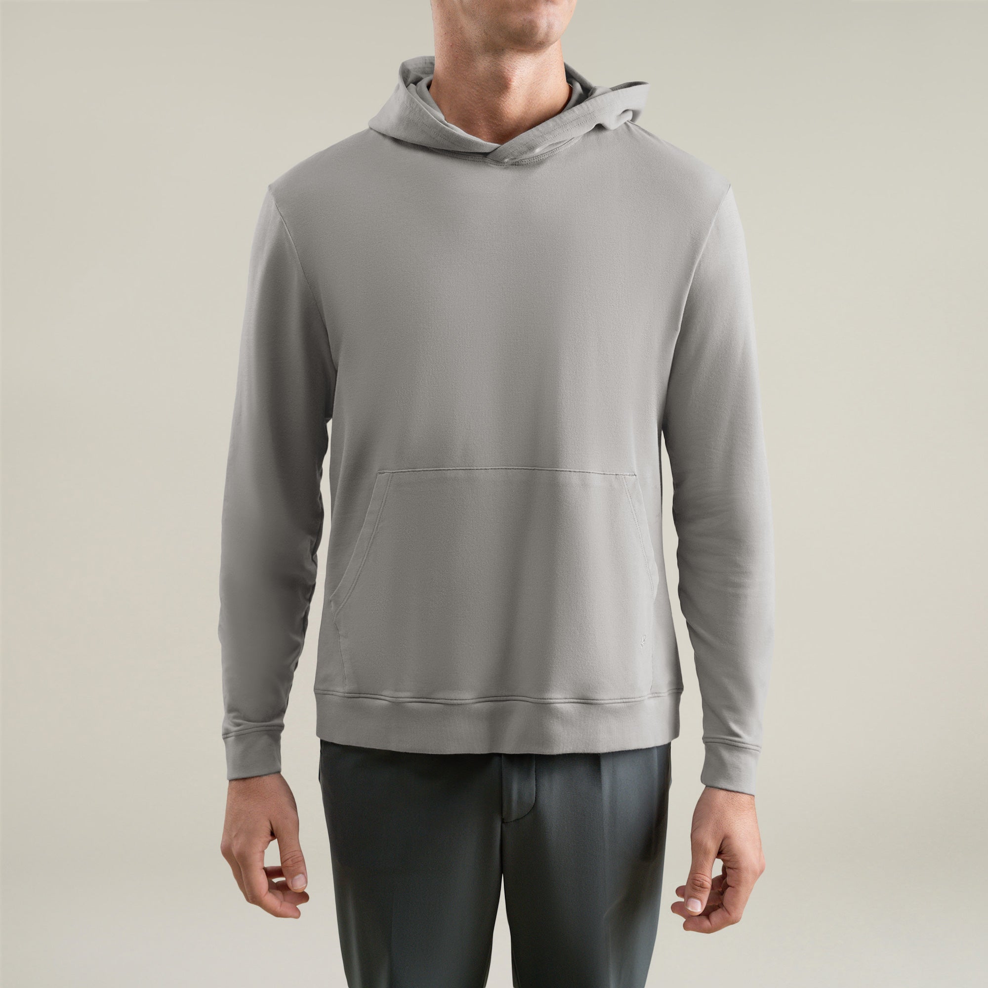 Tags:(6'1" - 165 lbs|Large) Custom t-shirt tee model Jessey in Frost Gray