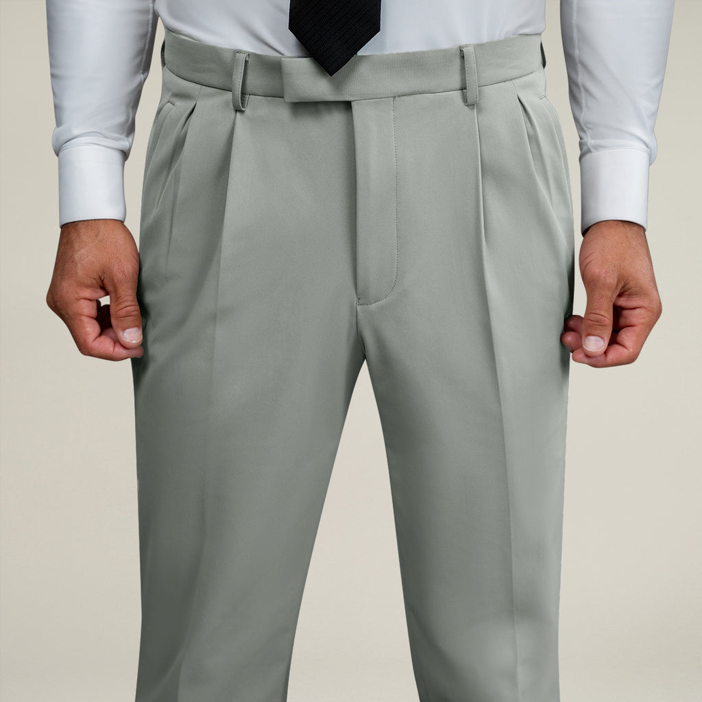 Bespoke custom athleisure technical men's suit model Tyler in Sterling
