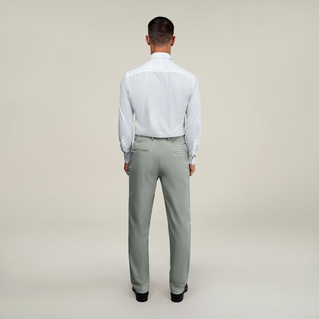 Bespoke custom athleisure technical men's suit model Tyler in Sterling