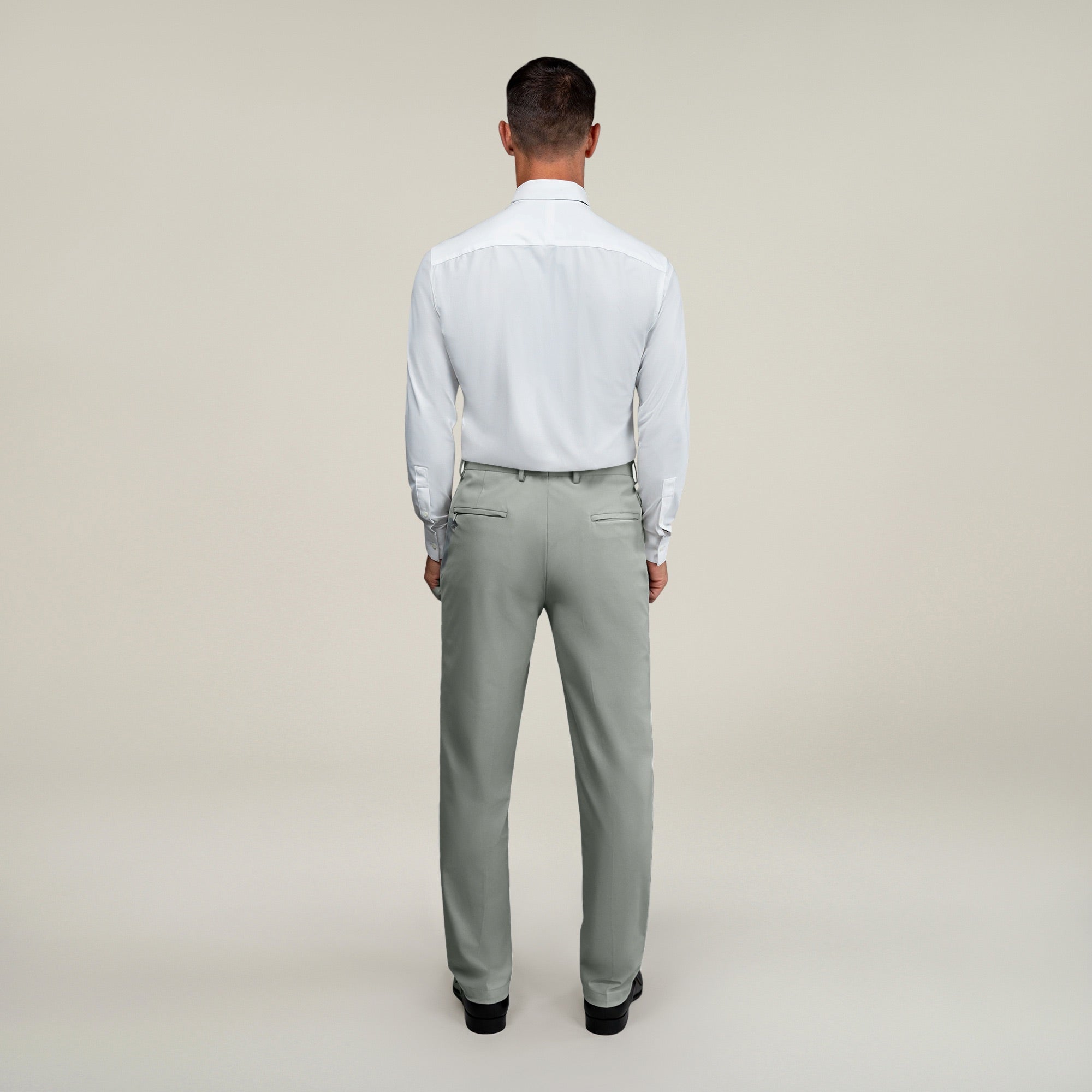 Bespoke custom athleisure technical men's suit model Tyler in Sterling