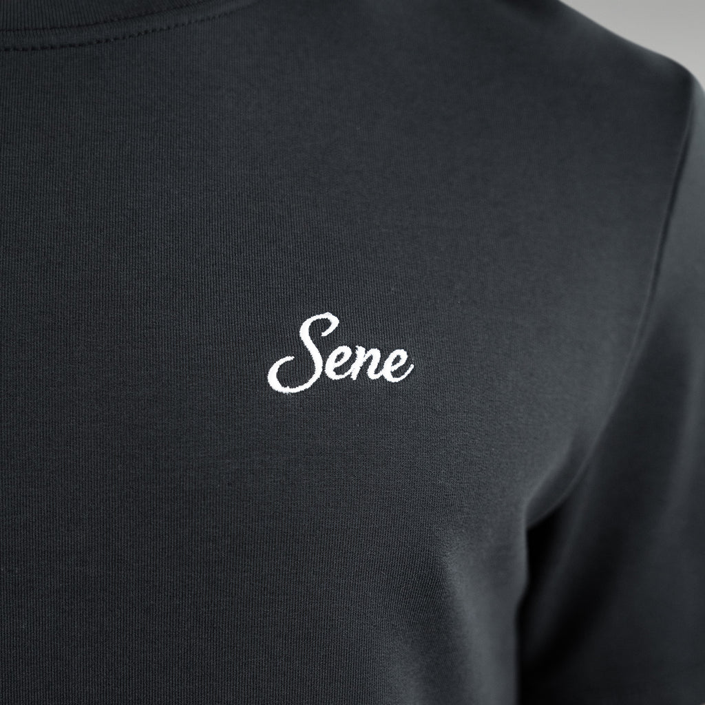 Tags:(6'0" - 180 lbs|Medium) custom t-shirt tee model Tyler in Black