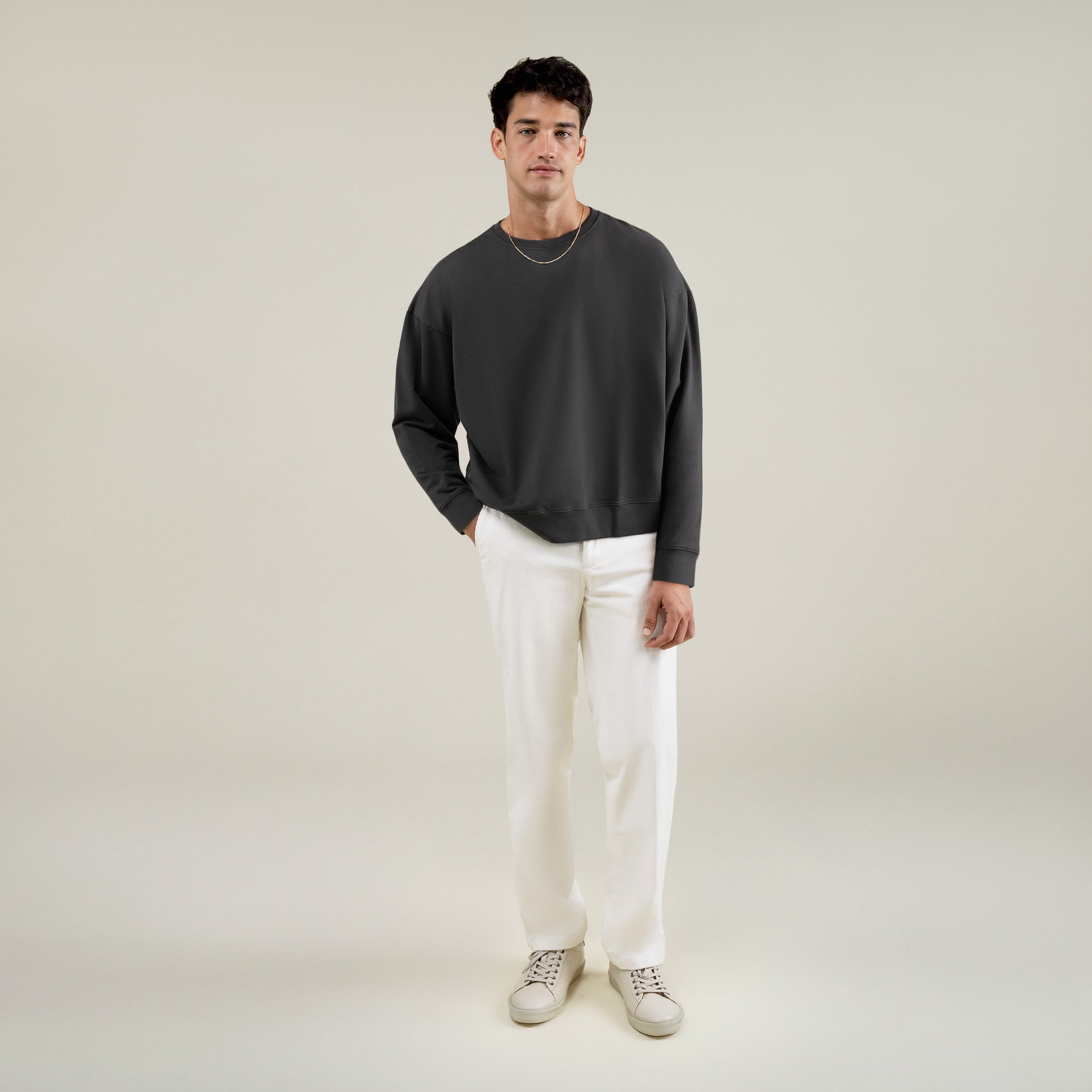 Tags:(Large | 6'1" - 165) Custom t-shirt tee model Jessey in Smoke