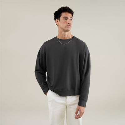 Cumulus Drop Pullover - Smoke