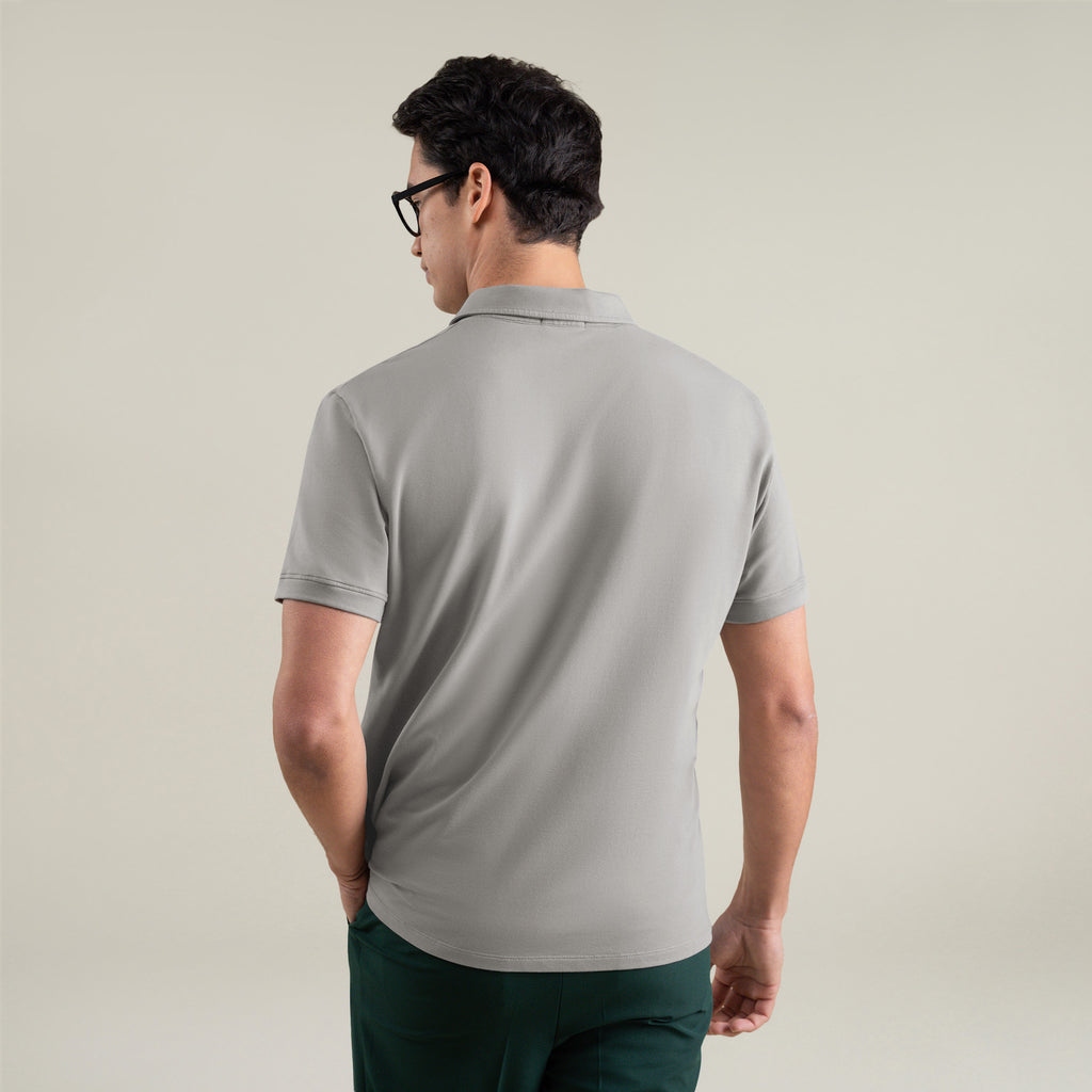 Tags:(6'1" - 165 lbs|Large) Custom t-shirt tee model Jessey in Frost Gray