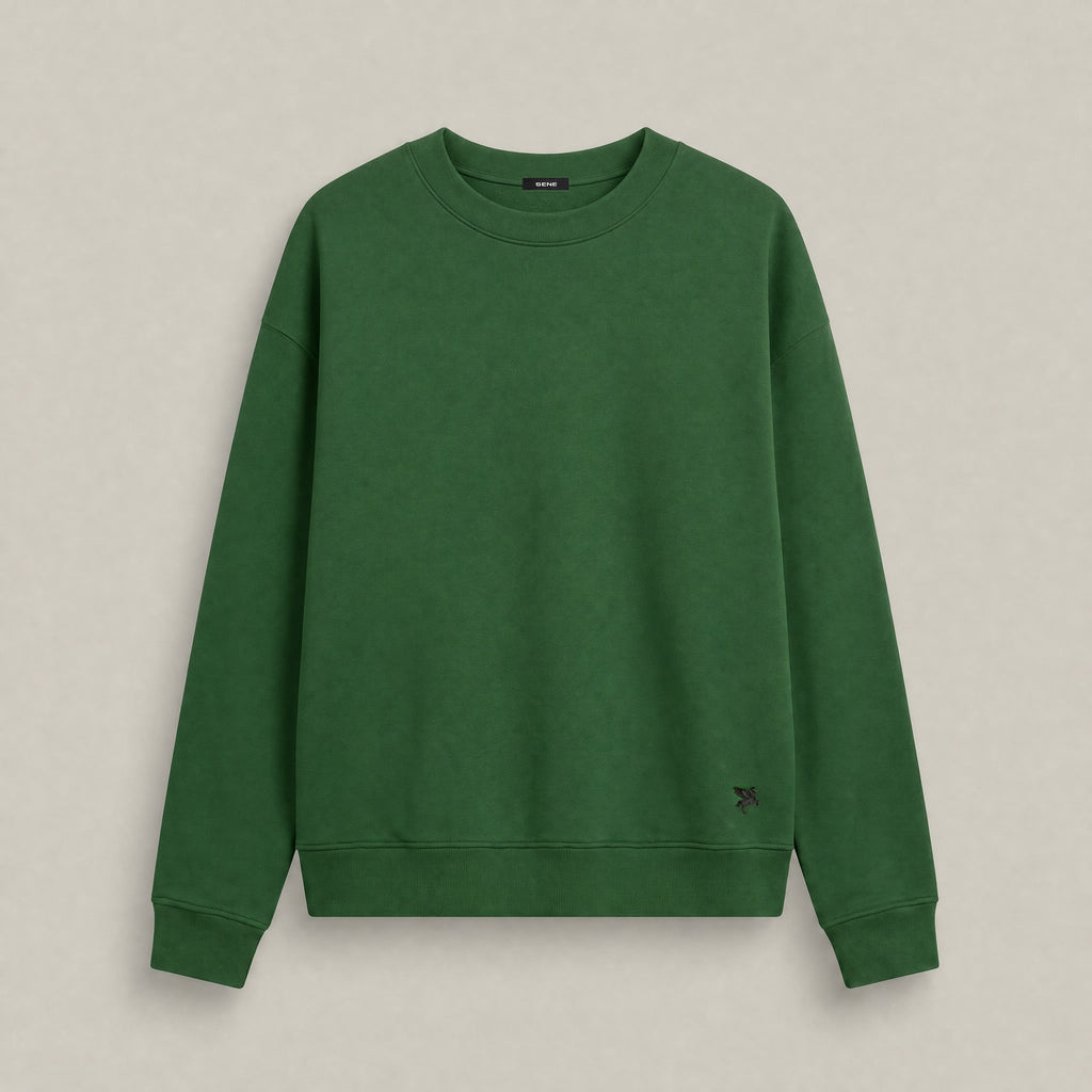 Terry Fleece Pullover model Matteo in Eden