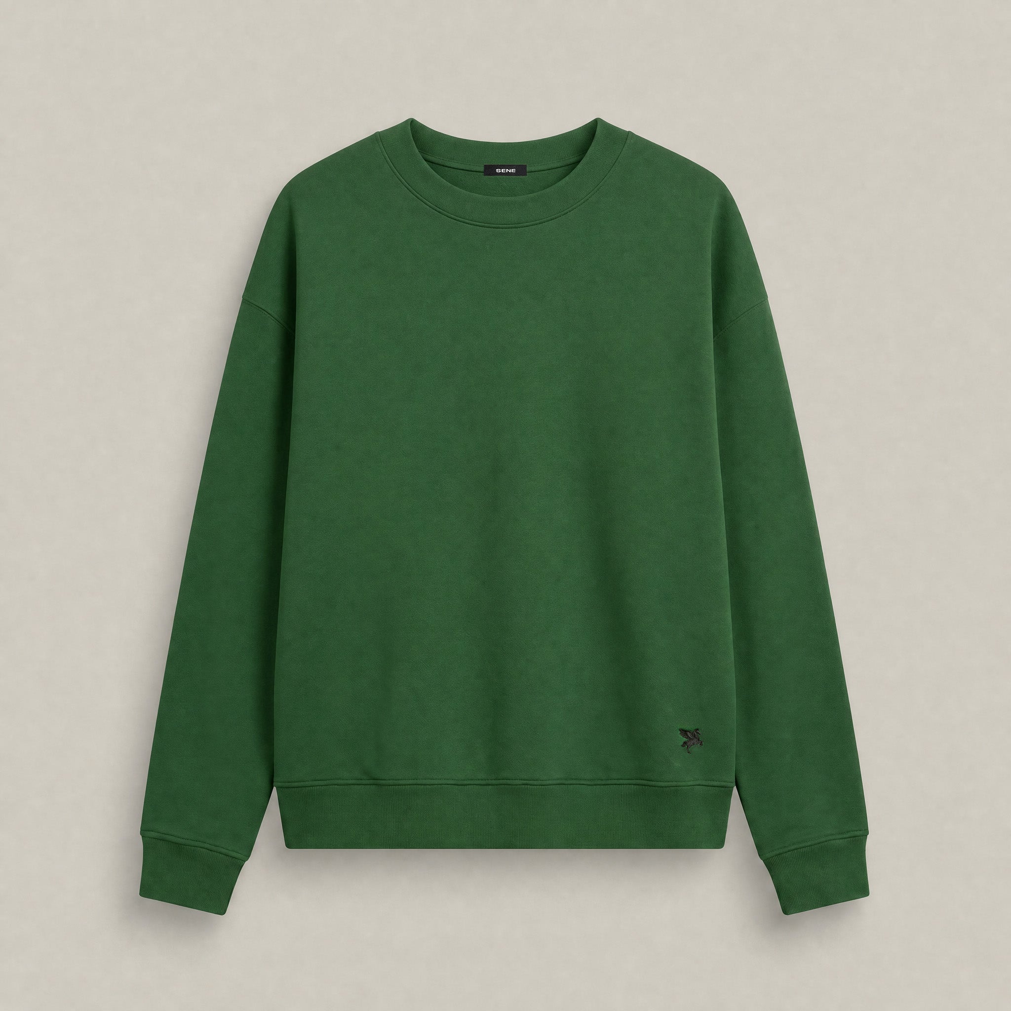 Terry Fleece Pullover model Matteo in Eden