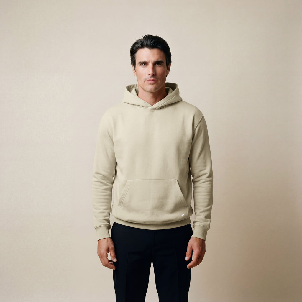 Cumulus Hoodie model Matteo in Villa Stone