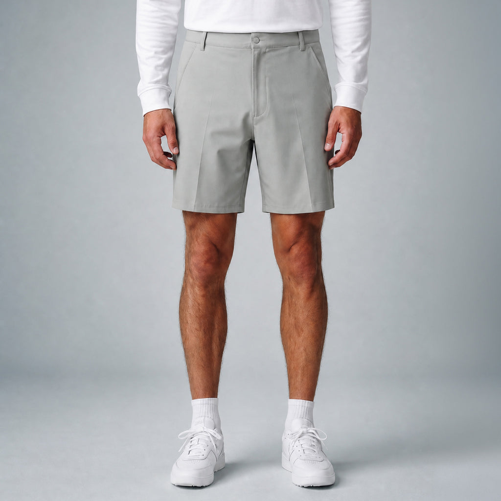 Custom shorts model Matteo in Light Gray