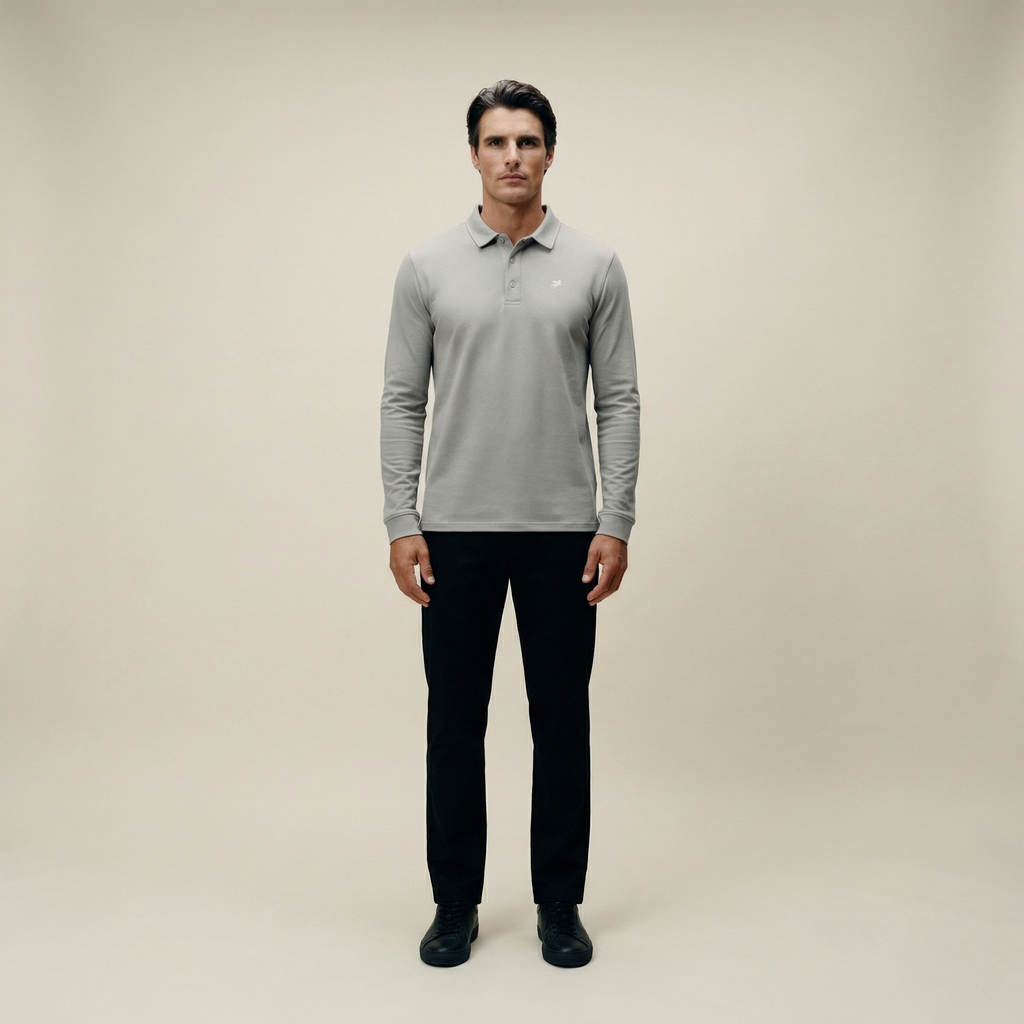 Tags:(6’2" - 180 lbs|Large) Custom t-shirt tee model Kive in Frost Gray