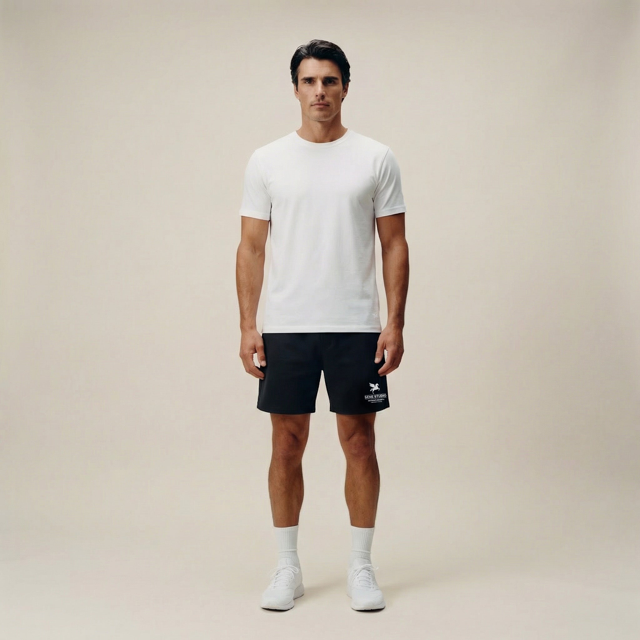 Tags:(Large | 6’2 - 180) Custom t-shirt tee model Kive in White