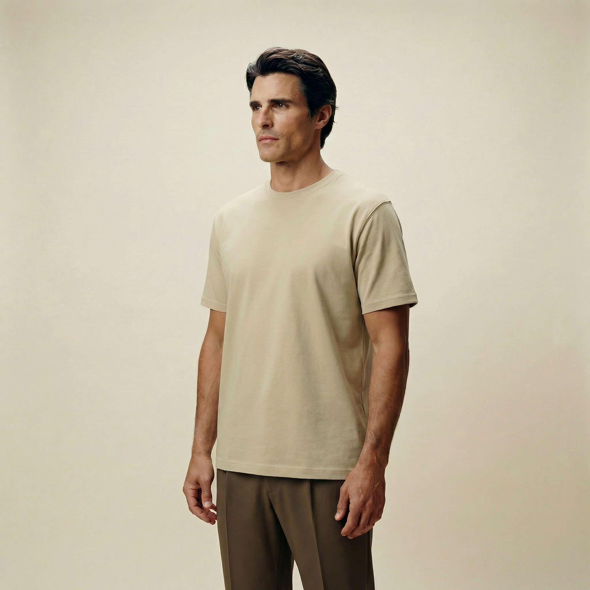 Tags:(6’2" - 180 lbs|Large) Custom t-shirt tee model Kive in Clay