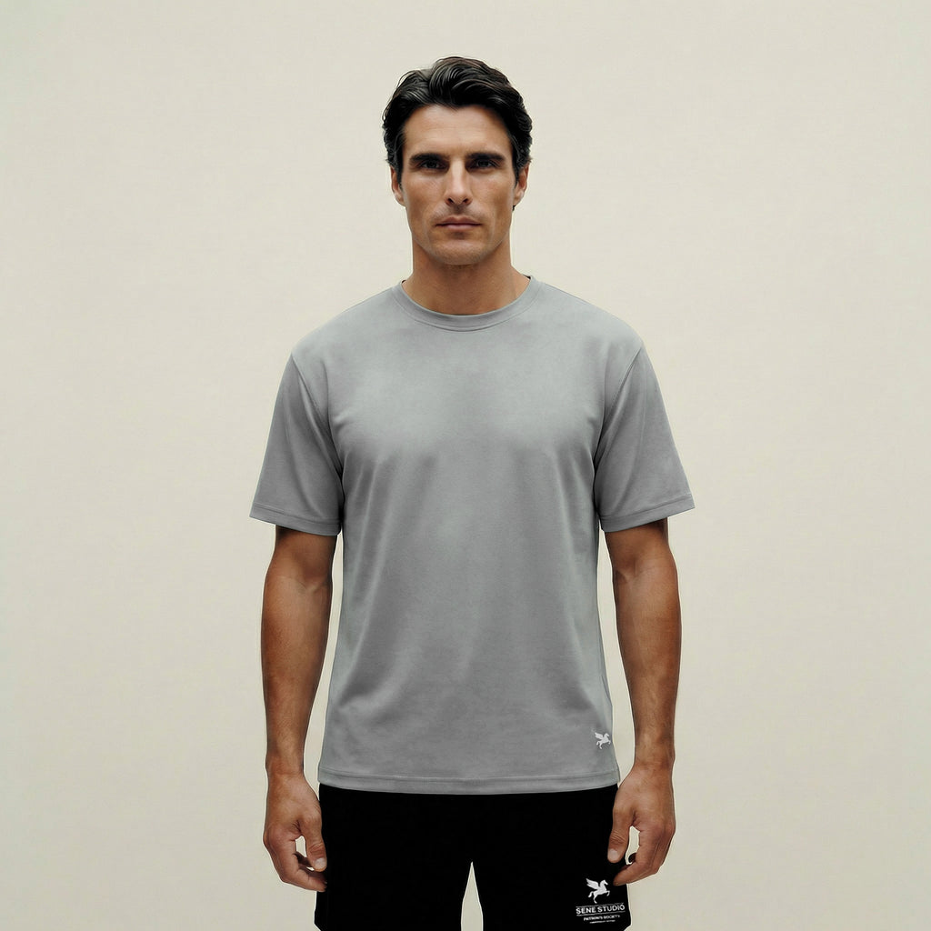 Tags:(6’2" - 180 lbs|Large) Custom t-shirt tee model Kive in Glacier