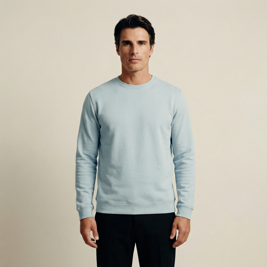 Tags:(6’2" - 180 lbs|Large) Custom t-shirt tee model Kive in Blue Fog