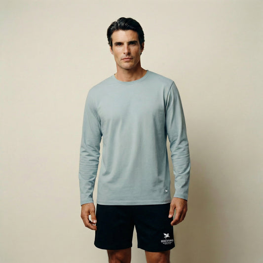 Tags:(Large | 6’2 - 180) Custom t-shirt tee model Kive in Glacier