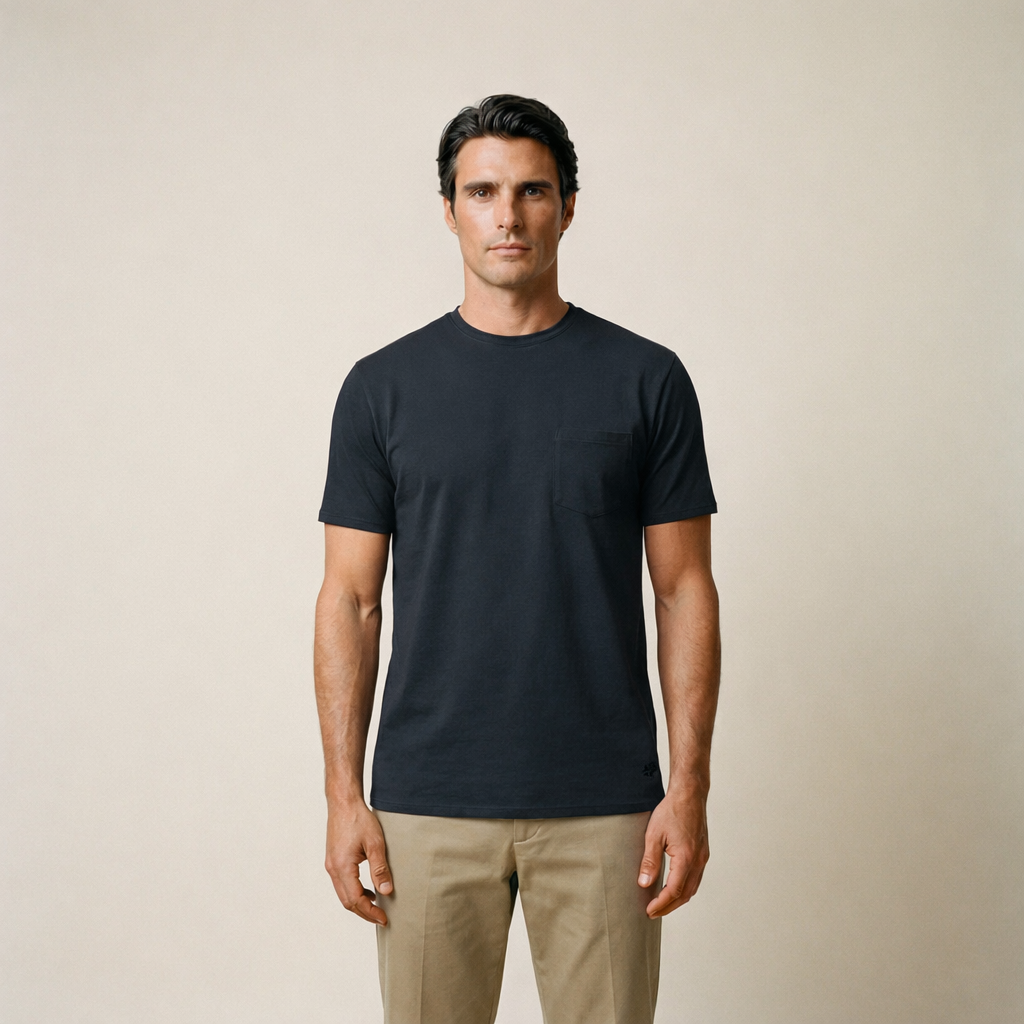 Tags:(6’2" - 180 lbs|Large) Custom t-shirt tee model Kive in Midnight