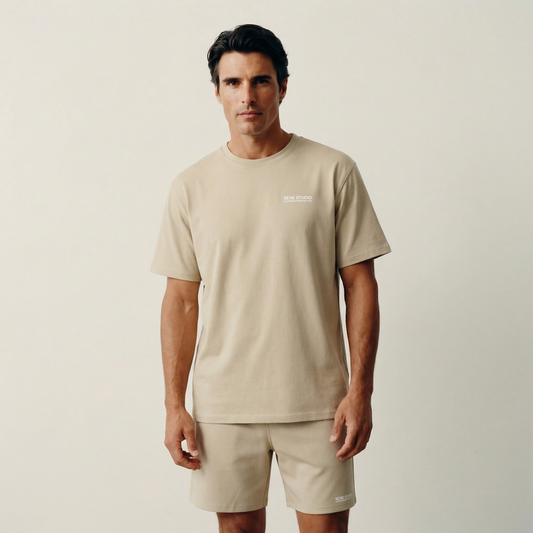 Tags:(Large | 6’2 - 180) Custom t-shirt tee model Kive in Clay