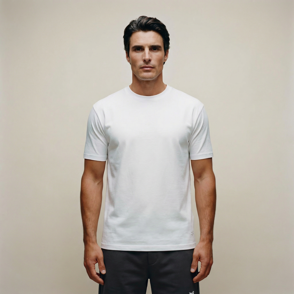 Tags:(Large | 6’2 - 180) Custom t-shirt tee model Kive in White
