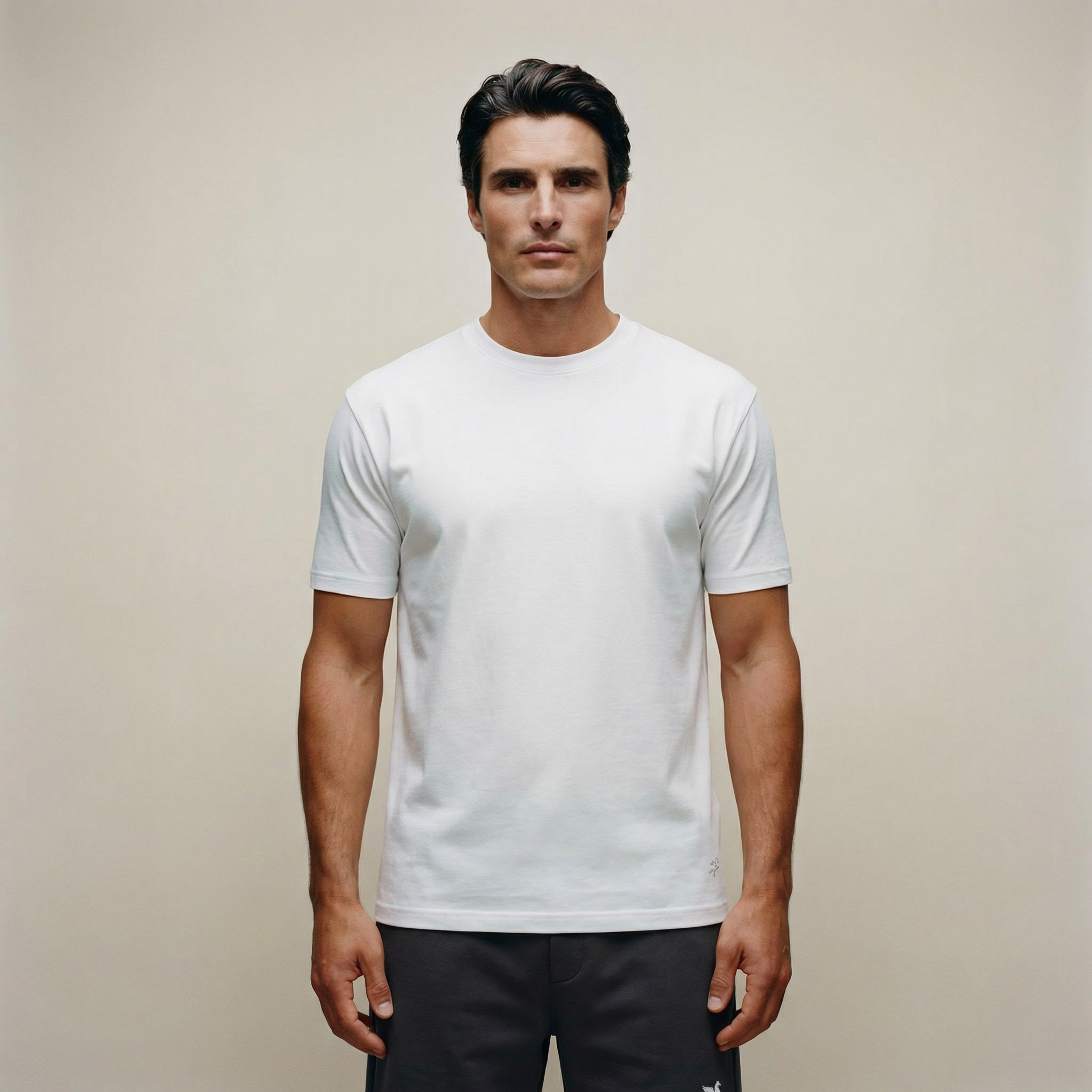 Tags:(Large | 6’2 - 180) Custom t-shirt tee model Kive in White