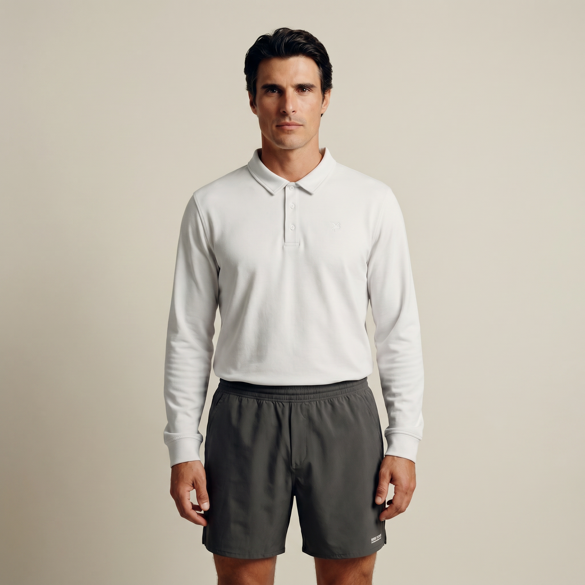 Tags:(Large | 6’2 - 180) Ultralight Nylon Flex Shorts model Kive in Ash