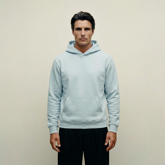 Tags:(6’2" - 180 lbs|Large) Custom t-shirt tee model Kive in Blue Fog