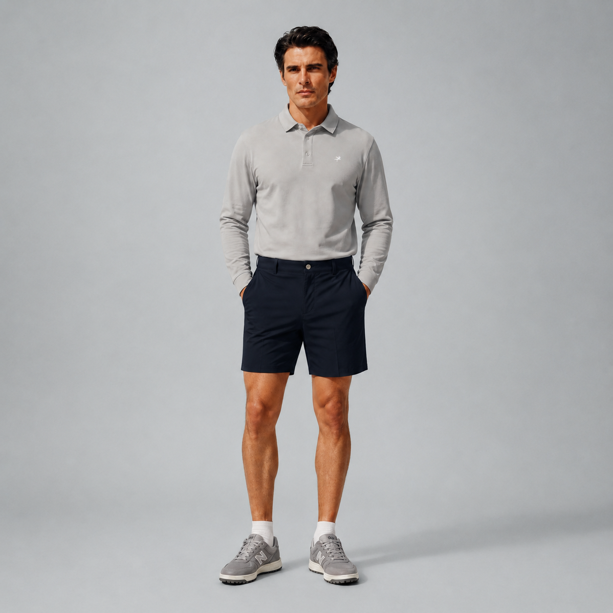 Custom shorts model Matteo in Midnight