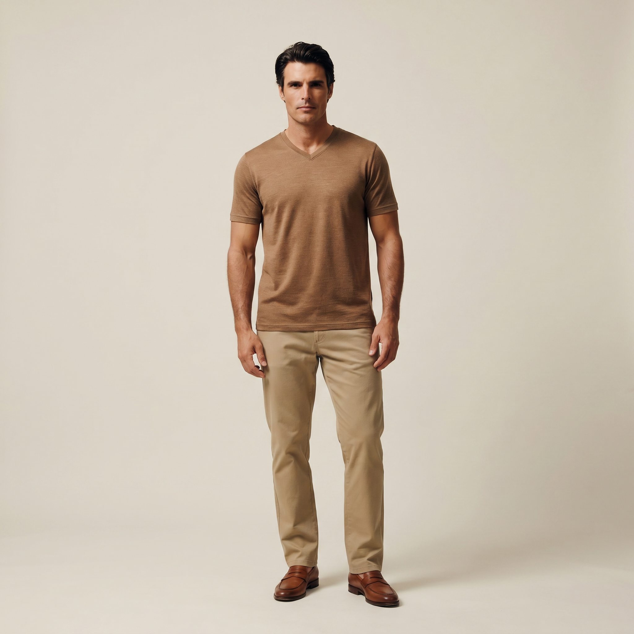 Tags:(6’2" - 180 lbs|Large) Custom t-shirt tee model Matteo in Mesa