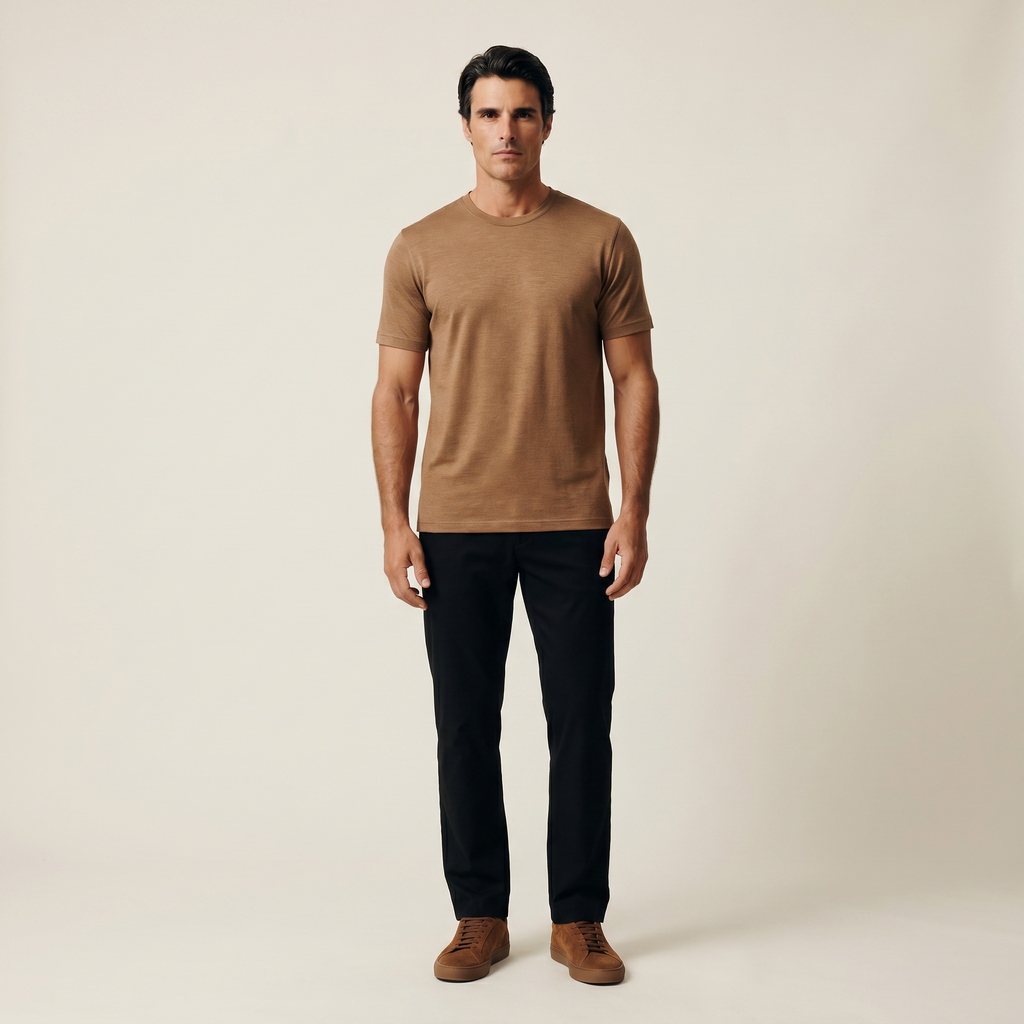 Tags:(6’2" - 180 lbs|Large) Custom t-shirt tee model Matteo in Mesa