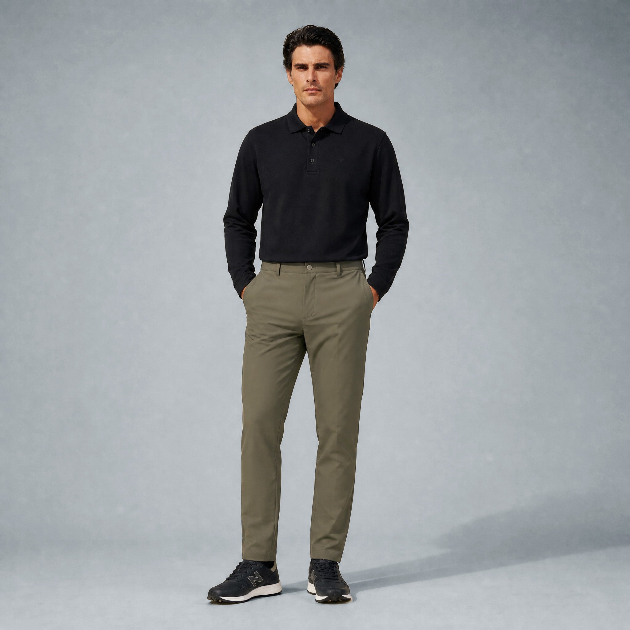 Custom pants model Matteo in Olive