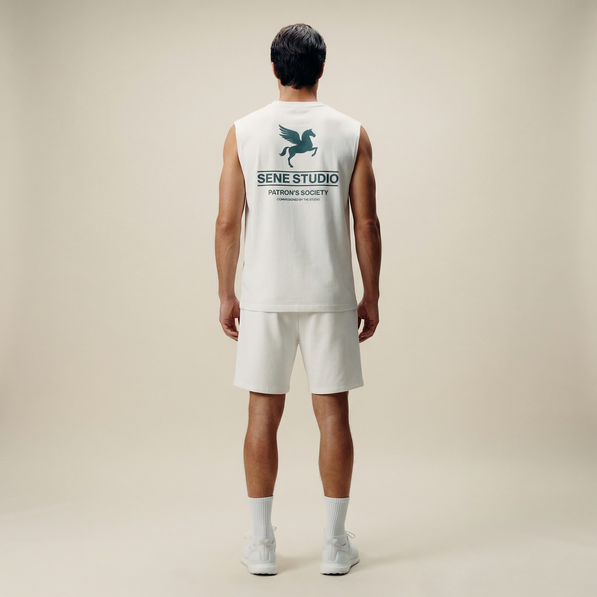 Tags:(Large | 6'1" - 165) Custom t-shirt tee model Kive in Bone