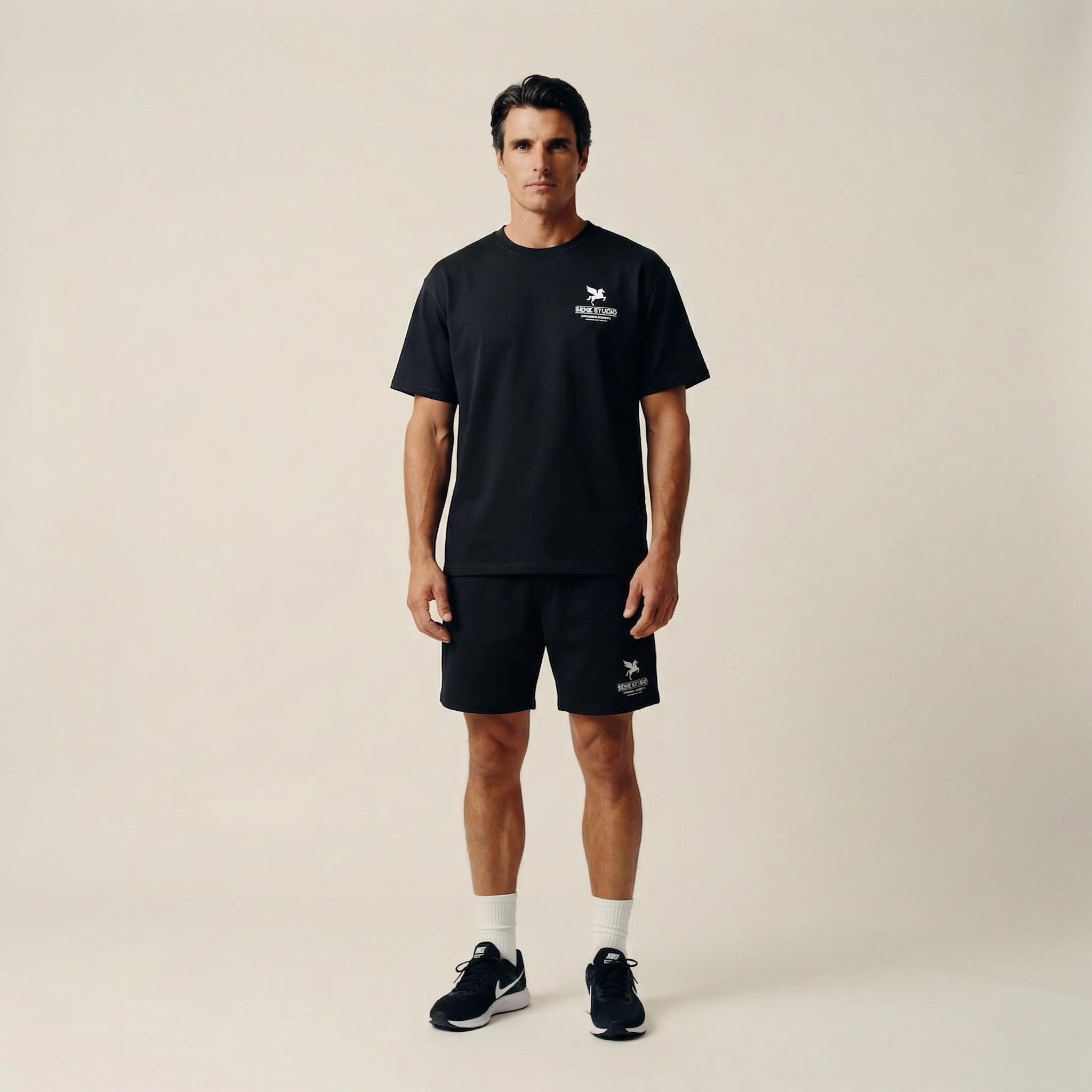 Tags:(Large) Custom t-shirt tee model Kive in Black