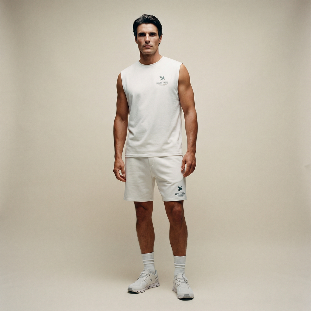 Tags:(Large | 6'1" - 165) Custom t-shirt tee model Kive in Bone