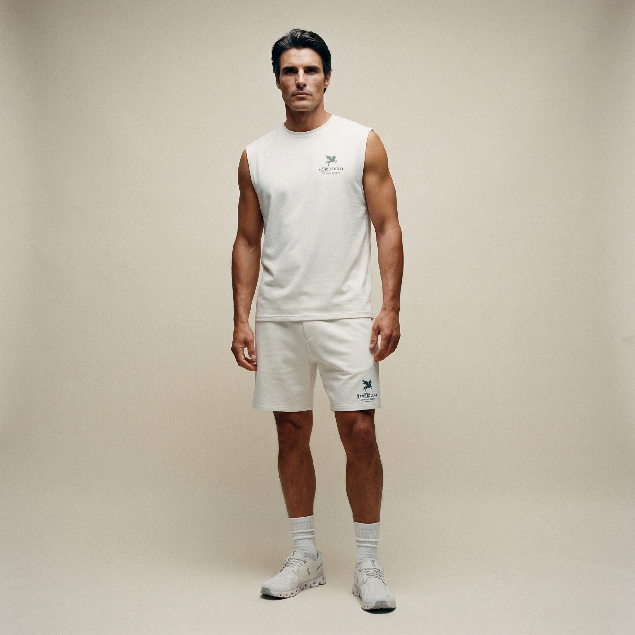 Tags:(Large | 6'1" - 165) Custom t-shirt tee model Kive in Bone