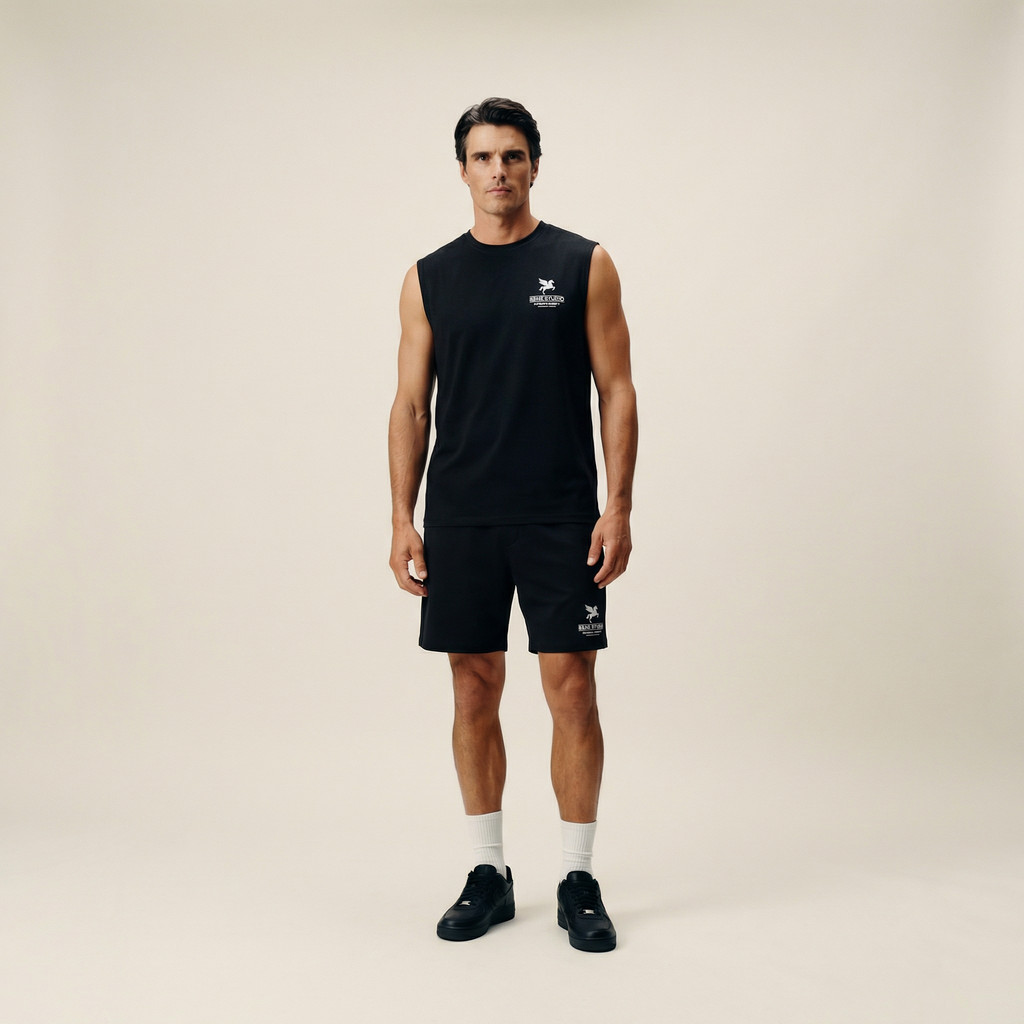 Tags:(Large | 6'1" - 165) Custom t-shirt tee model Kive in Black