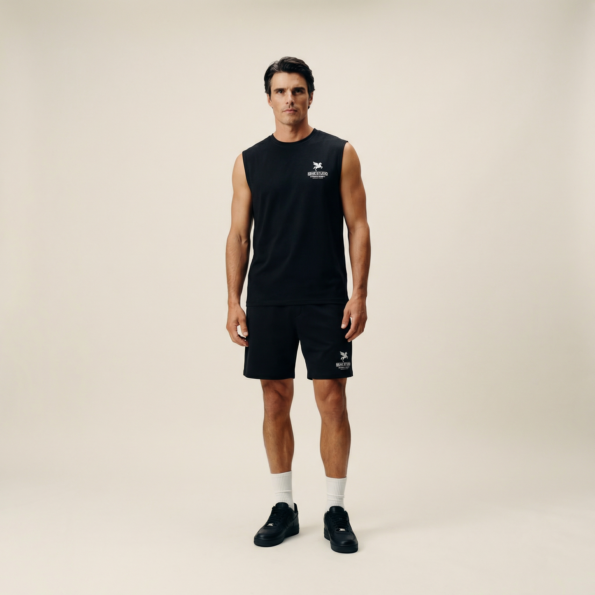 Tags:(Large | 6'1" - 165) Custom t-shirt tee model Kive in Black