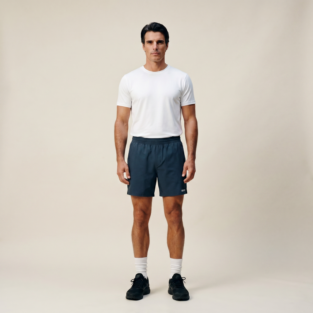 Tags:(Large | 6’2 - 180) Ultralight Nylon Flex Shorts model Kive in Poseidon
