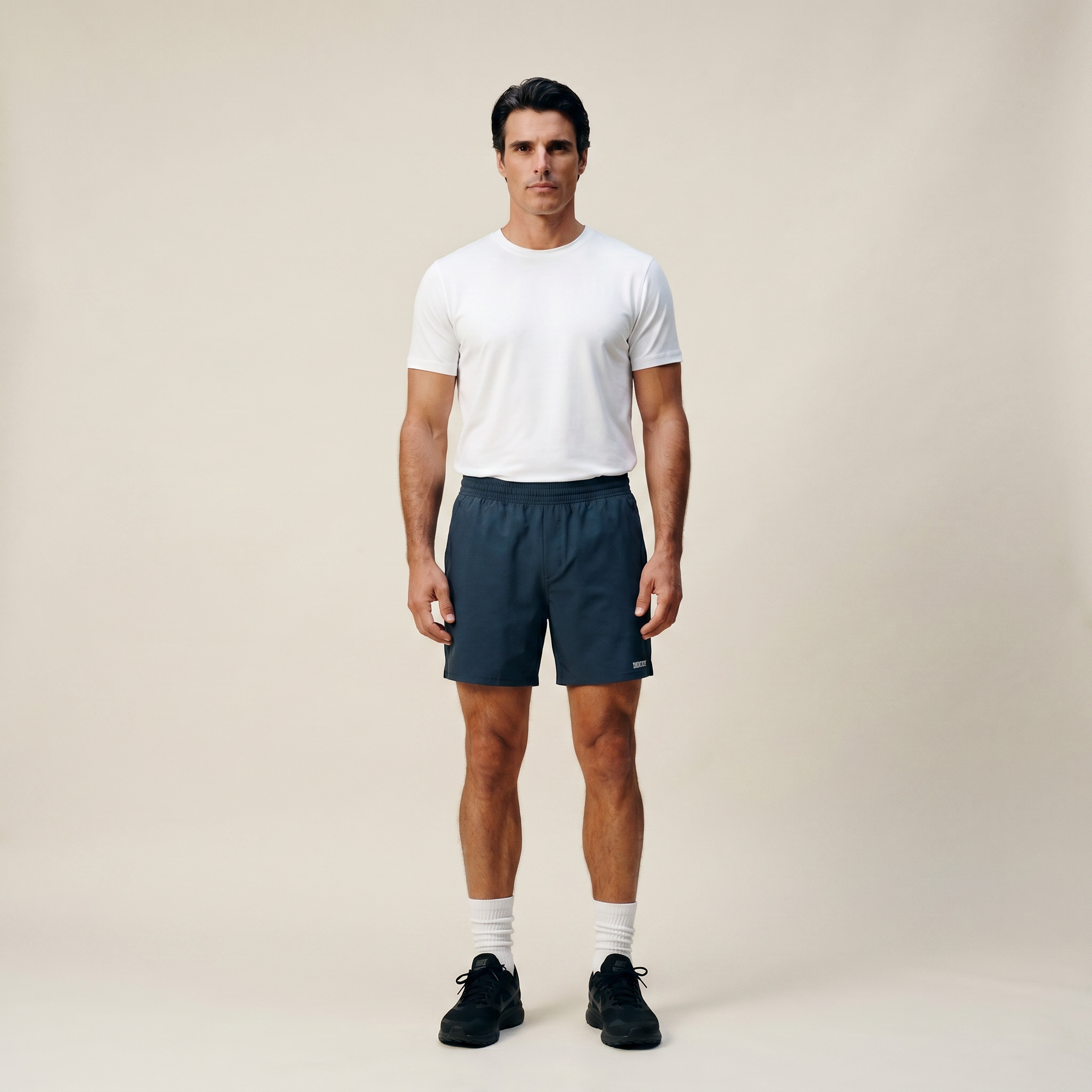 Tags:(Large | 6’2 - 180) Ultralight Nylon Flex Shorts model Kive in Poseidon