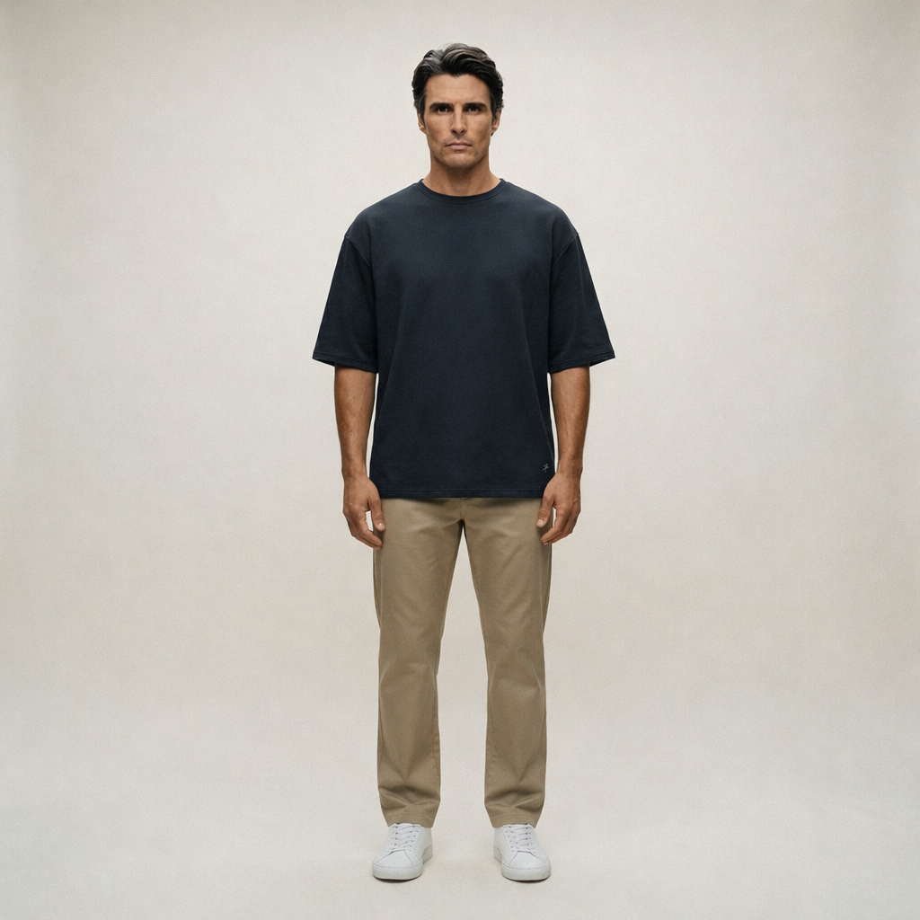 Tags:(6’2" - 180 lbs|Large) Custom t-shirt tee model Kive in Midnight