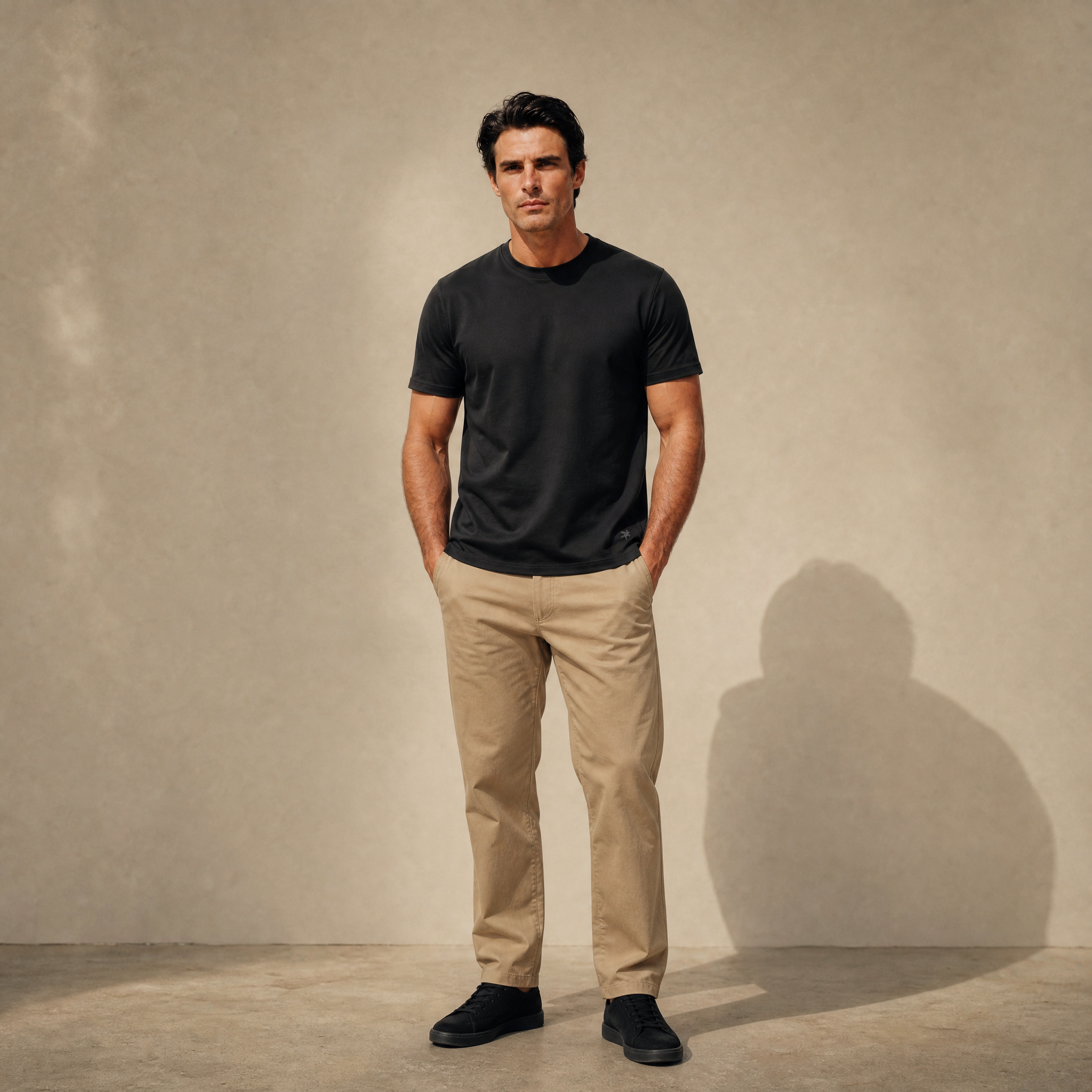 Custom t-shirt model Matteo in Black