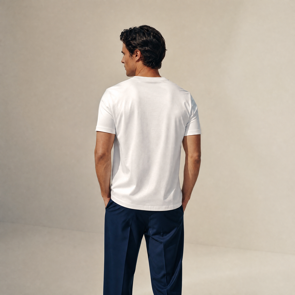 Custom t-shirt model Matteo in White