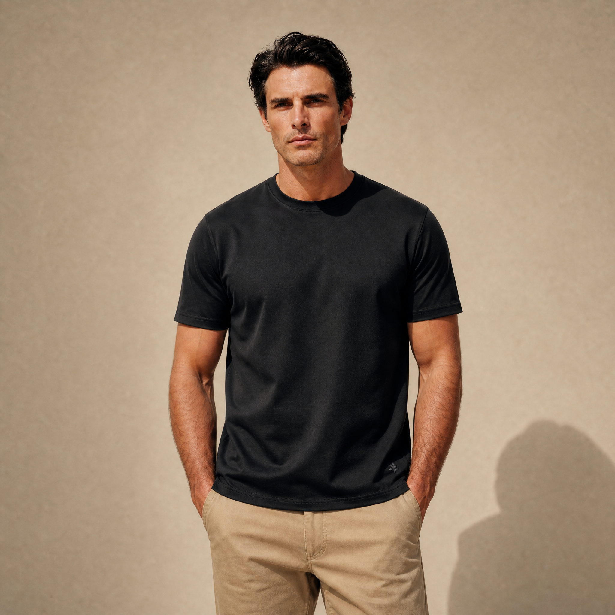Custom t-shirt model Matteo in Black