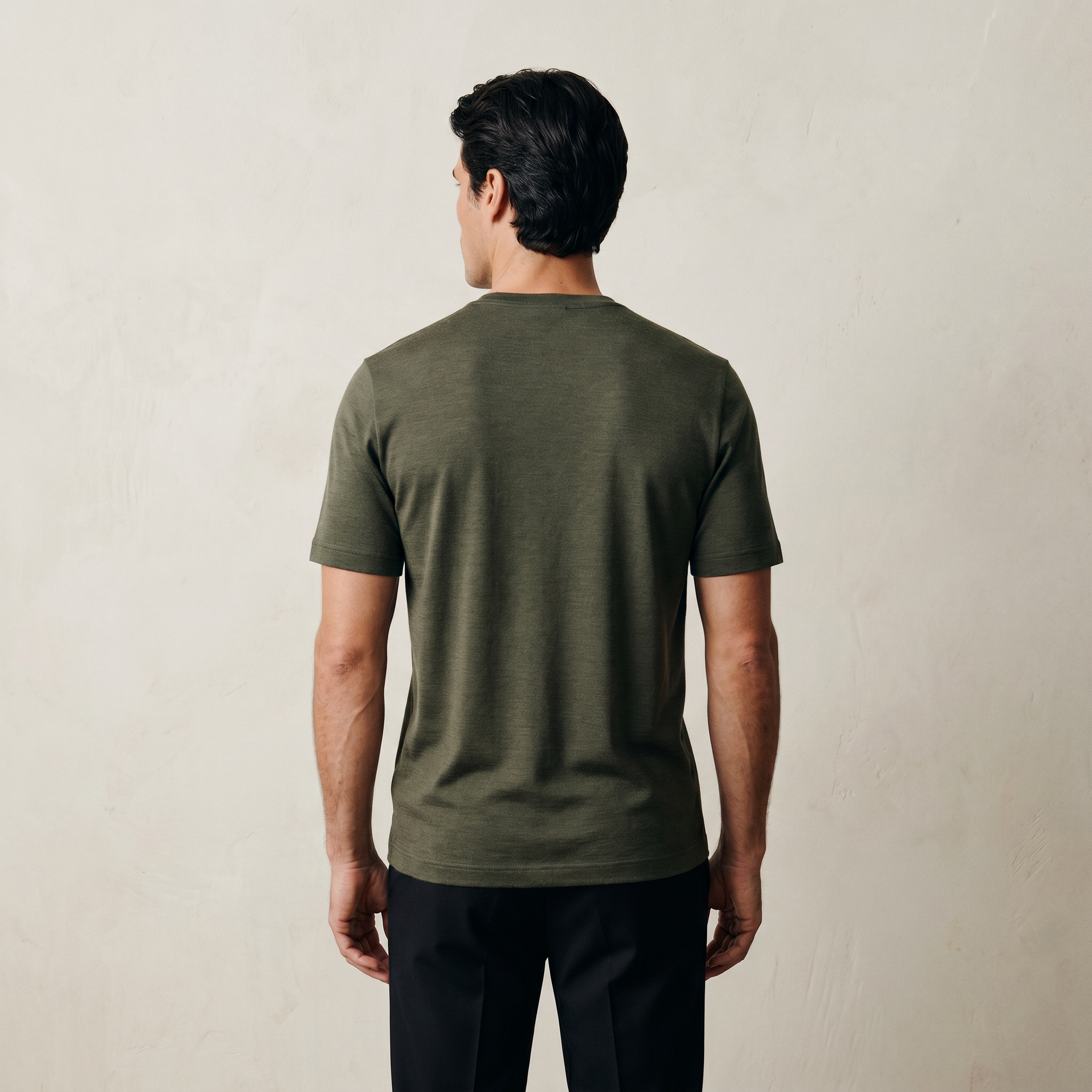 Tags:(6’2" - 180 lbs|Large) Custom t-shirt tee model Matteo in Flint